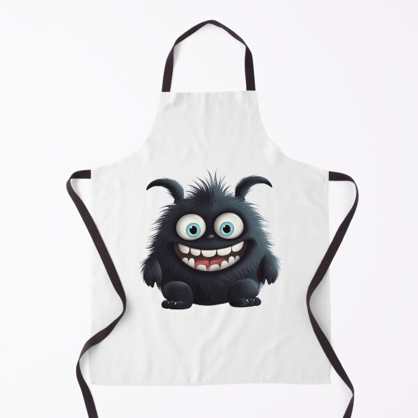Item preview, Fluffy Blue Eyed Monster designed and sold by NicolasGlowArt.