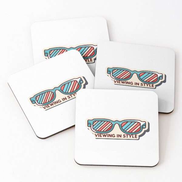 Item preview, Viewing in Style 3D Glasses Illustration designed and sold by NiftyWrx.