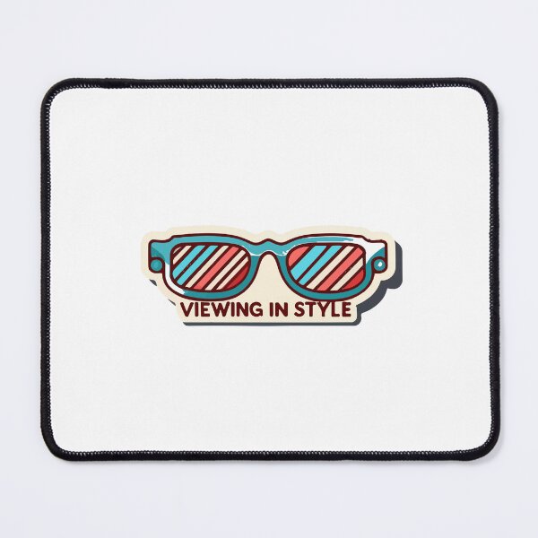 Item preview, Viewing in Style 3D Glasses Illustration designed and sold by NiftyWrx.