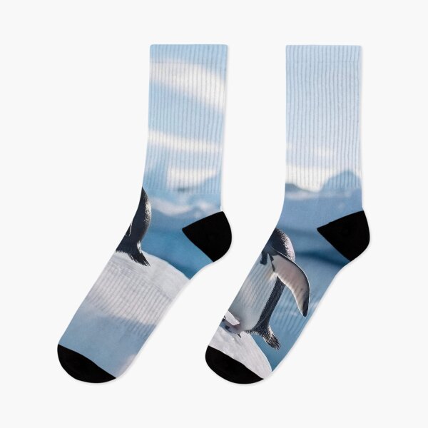 Item preview, Two penguins on a little iceberg  designed and sold by HofTao.