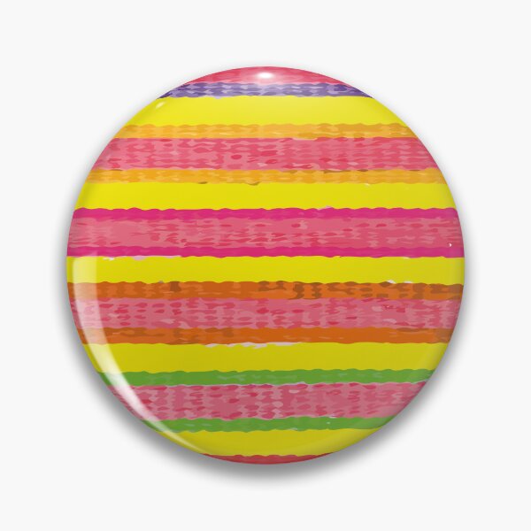 Item preview, Watercolor textile mexican folk art serape blanket maximalist stripes pastel colors designed and sold by T-Mex.