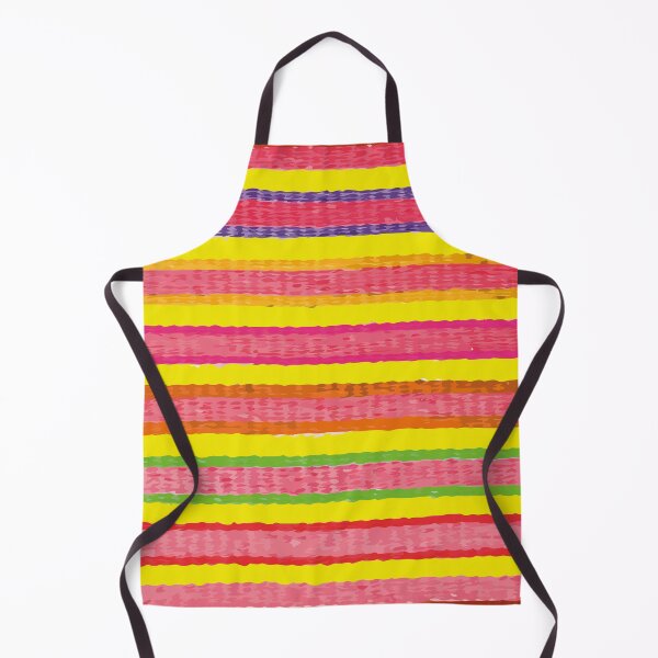 Item preview, Watercolor textile mexican folk art serape blanket maximalist stripes pastel colors designed and sold by T-Mex.