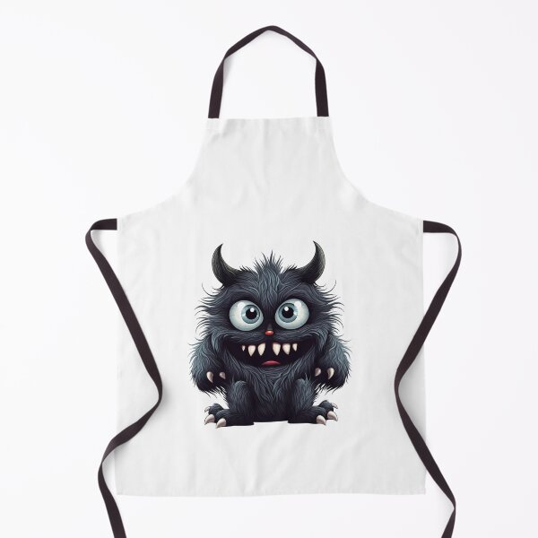 Item preview, Smiling Fluffy Monster designed and sold by NicolasGlowArt.