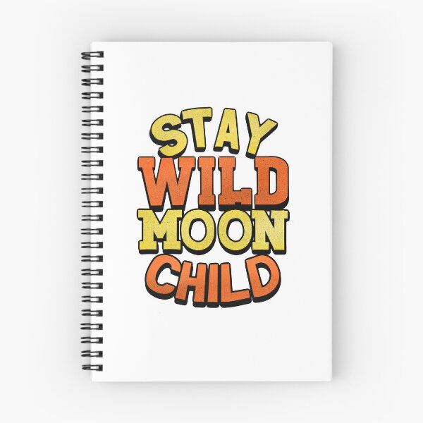 Item preview, Stay wild moon child -  hand lettering typography design designed and sold by designsoln1.