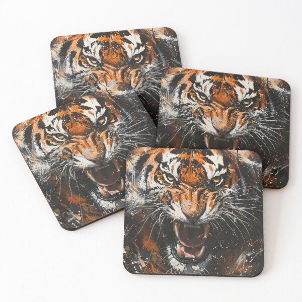 Item preview, Bengal Tiger Devesh Oil Painting designed and sold by OccultDreams.