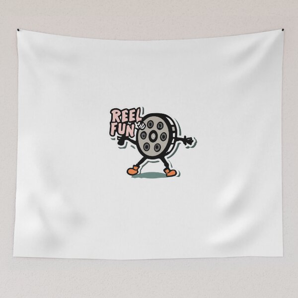 Item preview, Reel Fun Mascot - Filmmaking Enthusiast Design designed and sold by NiftyWrx.