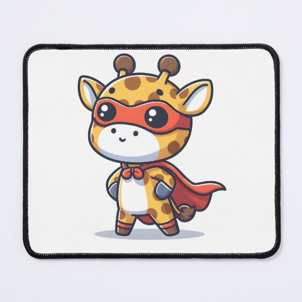 Item preview, Kawaii Superhero Giraffe designed and sold by CanvasCutie.