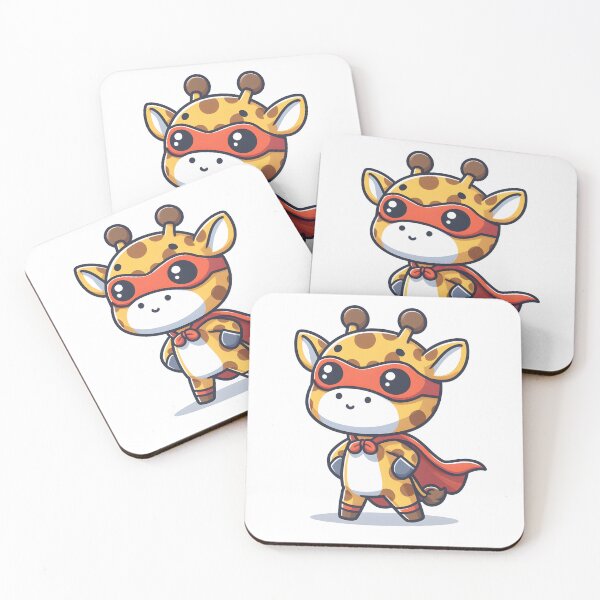 Item preview, Kawaii Superhero Giraffe designed and sold by CanvasCutie.