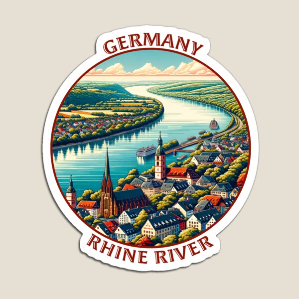 Artikel-Vorschau von Rhein, Deutschland, designt und verkauft von NPStudio.