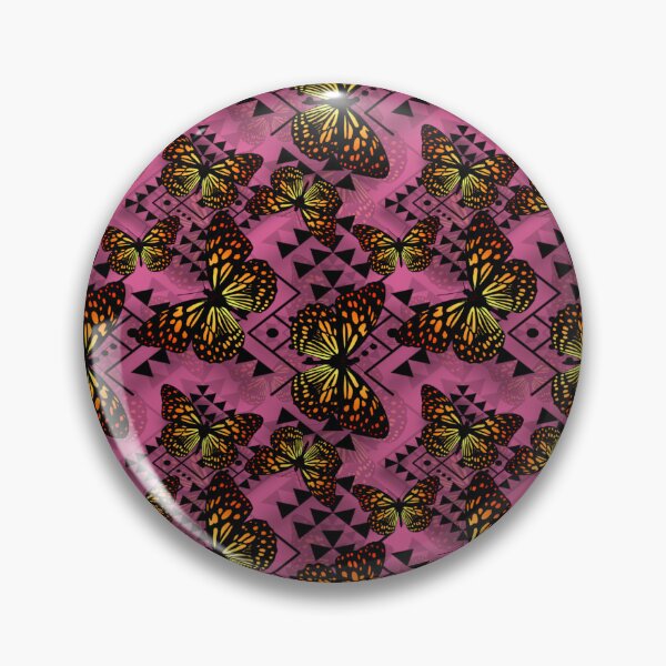 Item preview, Light Pink / Black  / Fire Color Native Butterfly 2024 designed and sold by JMWCD.