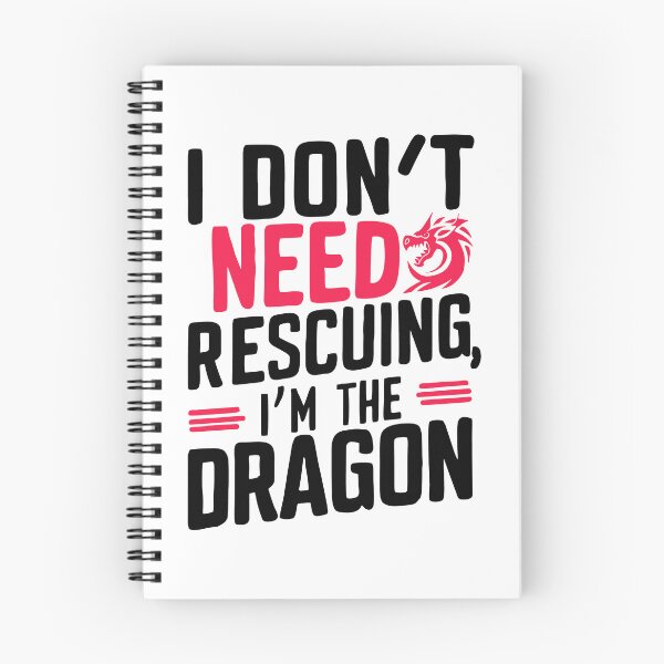 Item preview, I don't need rescuing, I'm the dragon designed and sold by wickedsticker.