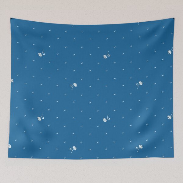 Item preview, Tiny Roses Blue designed and sold by kimmileskim.