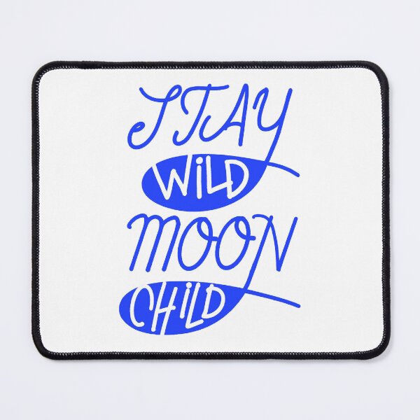 Item preview, Stay wild moon child hand lettering typography designed and sold by designsoln1.