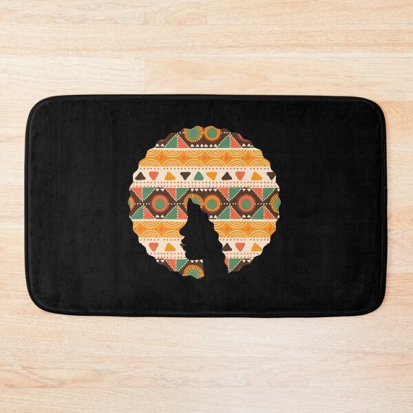 Item preview, Afro Hair Woman with African Pattern, Black History  designed and sold by Logiamerch.