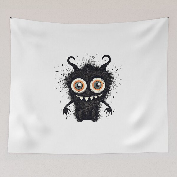 Item preview, Big Eyes Monster designed and sold by NicolasGlowArt.