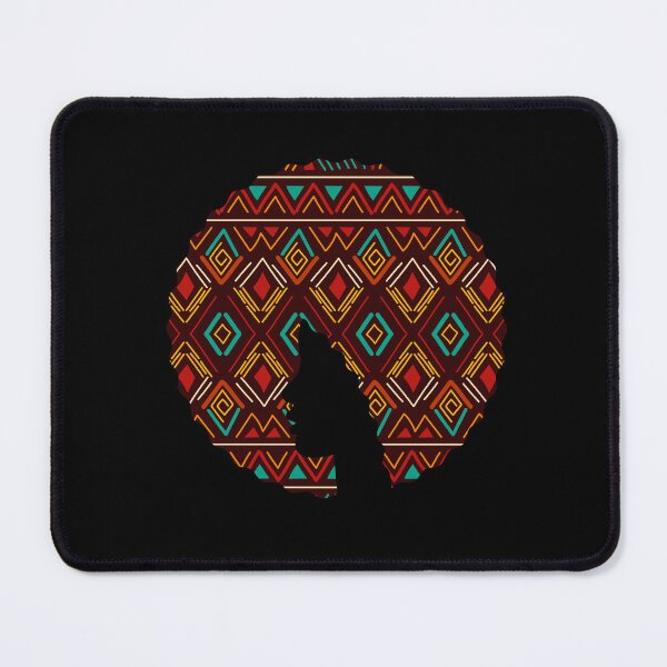 Item preview, Afro Hair Woman with African Pattern, Black History  designed and sold by Logiamerch.