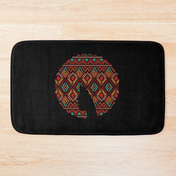 Item preview, Afro Hair Woman with African Pattern, Black History  designed and sold by Logiamerch.