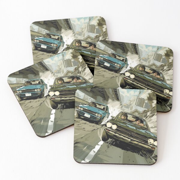 Item preview, Bullet Cars Race the Pacific Winds designed and sold by Retro Type.