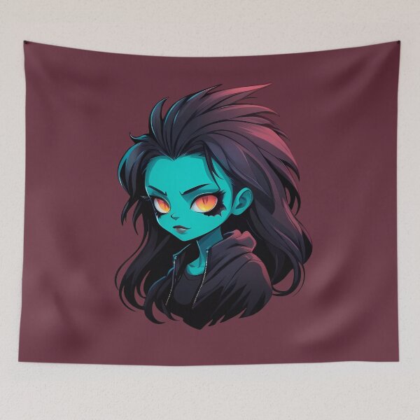 Item preview, Blue Monster Girl designed and sold by MadnessEnvelope.