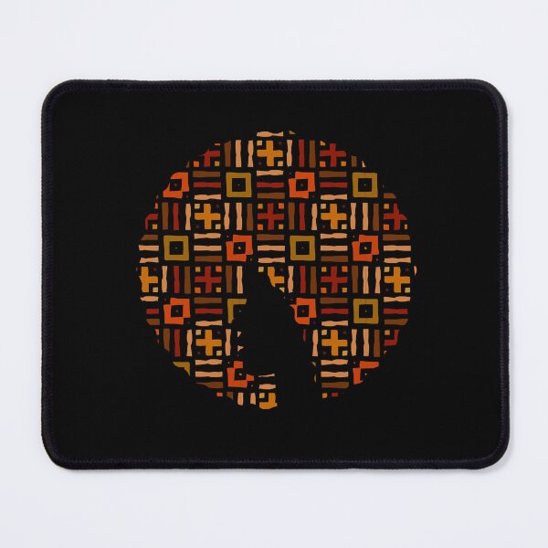 Item preview, Afro Hair Woman with African Pattern, Black History  designed and sold by Logiamerch.