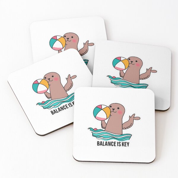 Item preview, Playful Seal & Beach Ball - Balance is Key designed and sold by NiftyWrx.