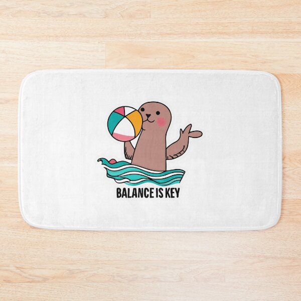 Item preview, Playful Seal & Beach Ball - Balance is Key designed and sold by NiftyWrx.