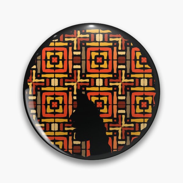 Item preview, Afro Hair Woman with African Pattern, Black History  designed and sold by Logiamerch.