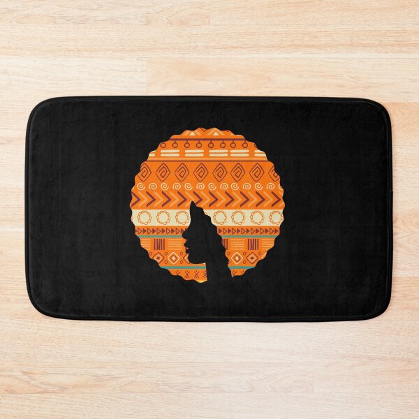Item preview, Afro Hair Woman with African Pattern, Black History  designed and sold by Logiamerch.