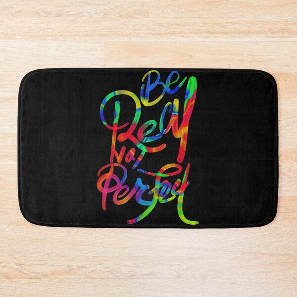 Item preview, Be real not perfect - modern hand lettering typography design designed and sold by designsoln1.