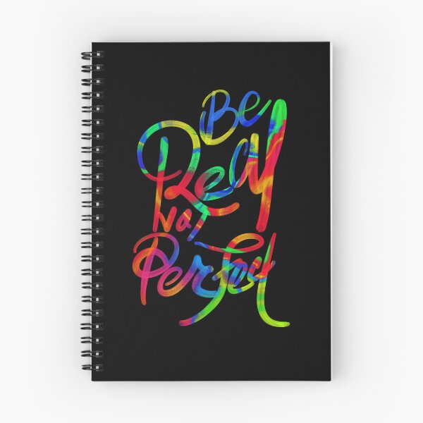 Item preview, Be real not perfect - modern hand lettering typography design designed and sold by designsoln1.