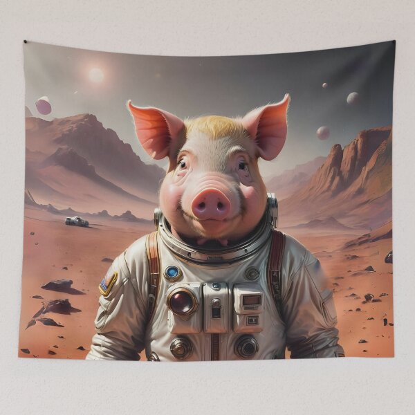 Item preview, Pig Astronaut designed and sold by Marcicev-Bojan.