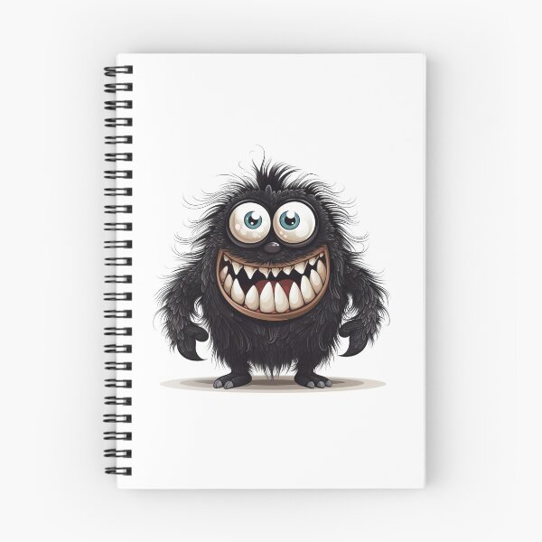 Item preview, Fluffy Happy Monster designed and sold by NicolasGlowArt.