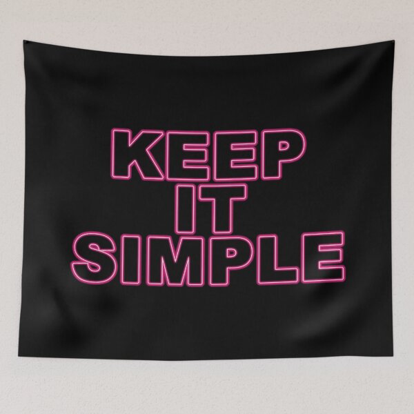 Item preview, Keep it simple (red) designed and sold by Sinmara12.