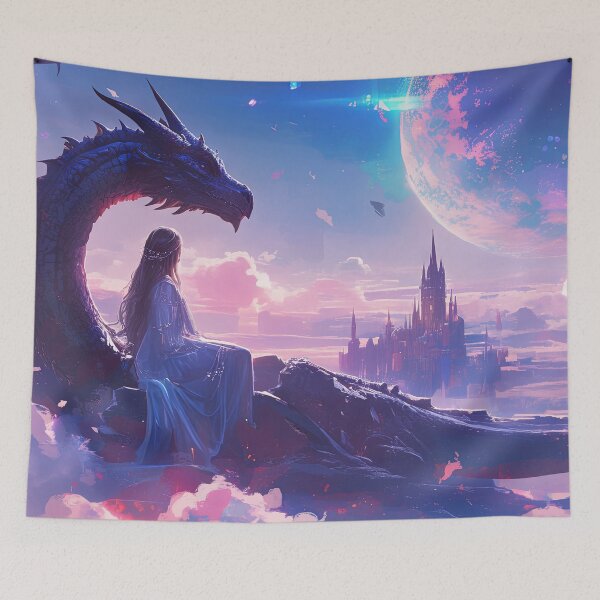 Item preview, Princess Hannele and Her Dragon designed and sold by OccultDreams.