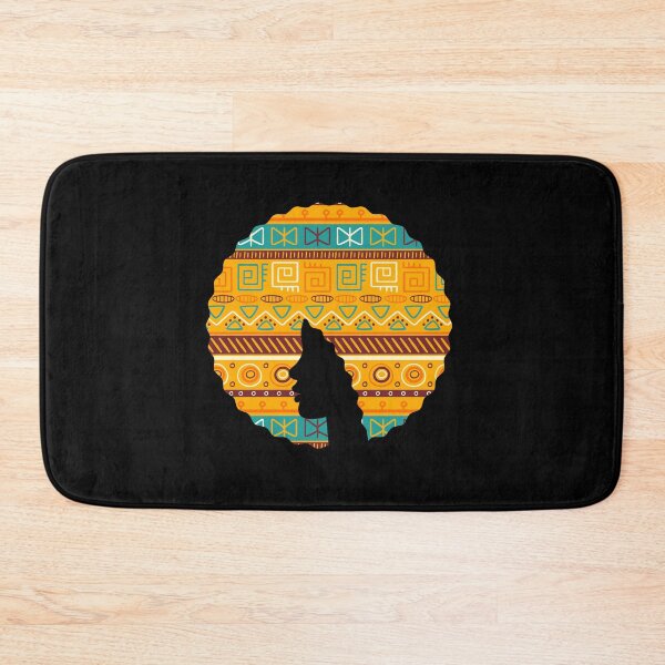 Item preview, Afro Hair Woman with African Pattern, Black History  designed and sold by Logiamerch.