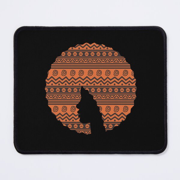 Item preview, Afro Hair Woman with African Pattern, Black History  designed and sold by Logiamerch.