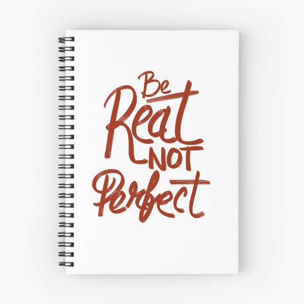 Item preview, Be real not perfect hand lettering typography designed and sold by designsoln1.