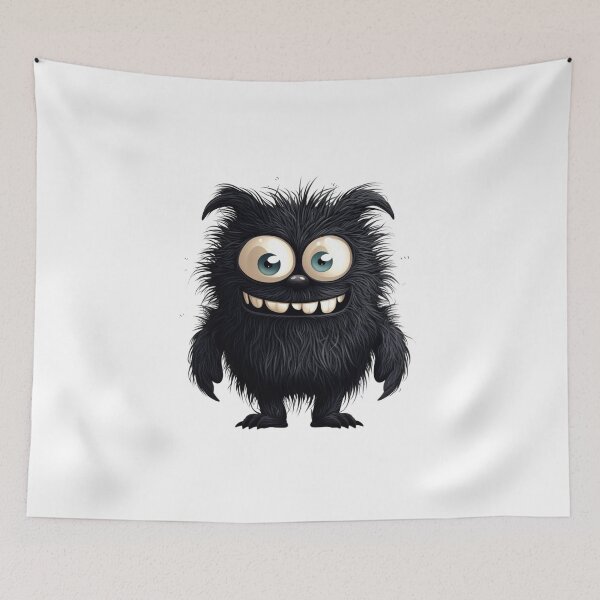 Item preview, Weird Fluffy Monster designed and sold by NicolasGlowArt.