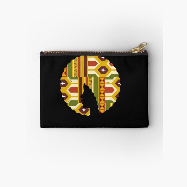 Item preview, Afro Hair Woman with African Pattern, Black History  designed and sold by Logiamerch.