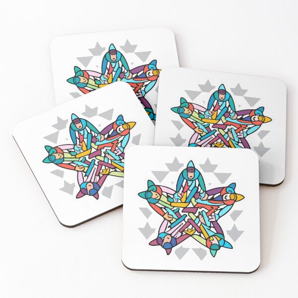 Item preview, Acrobatic Star Formation Geometric Design designed and sold by NiftyWrx.