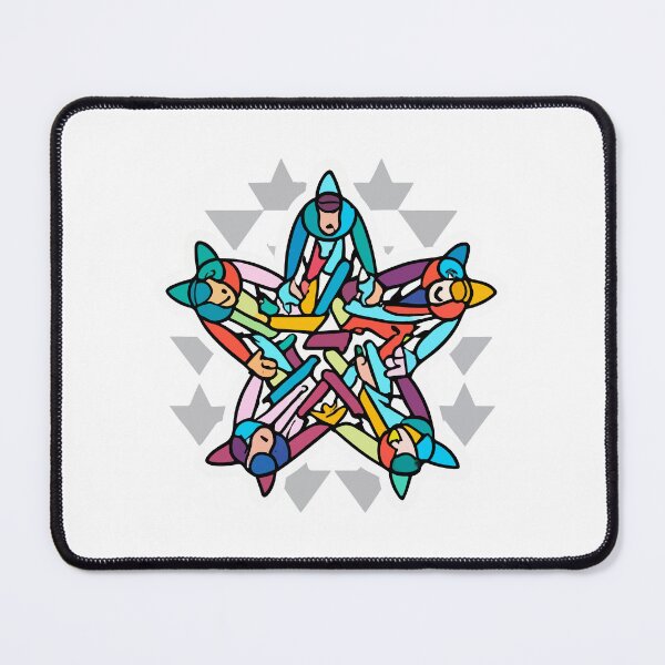 Item preview, Acrobatic Star Formation Geometric Design designed and sold by NiftyWrx.