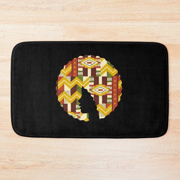 Item preview, Afro Hair Woman with African Pattern, Black History  designed and sold by Logiamerch.
