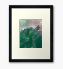 BLOTTER FADE Framed Print