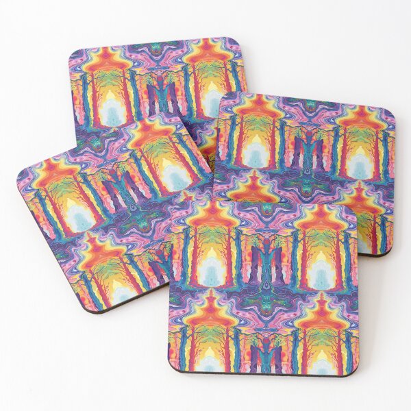 Item preview, Bosque de arcoíris psicodélico designed and sold by NuttyCottage.