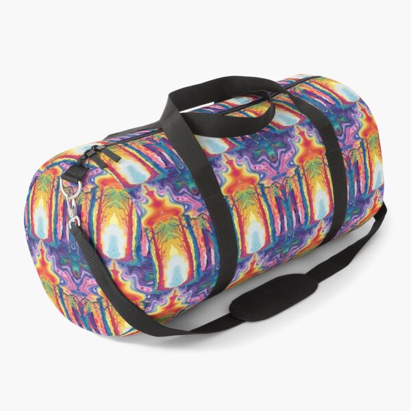 Item preview, Psychedelic rainbow forest designed and sold by NuttyCottage.