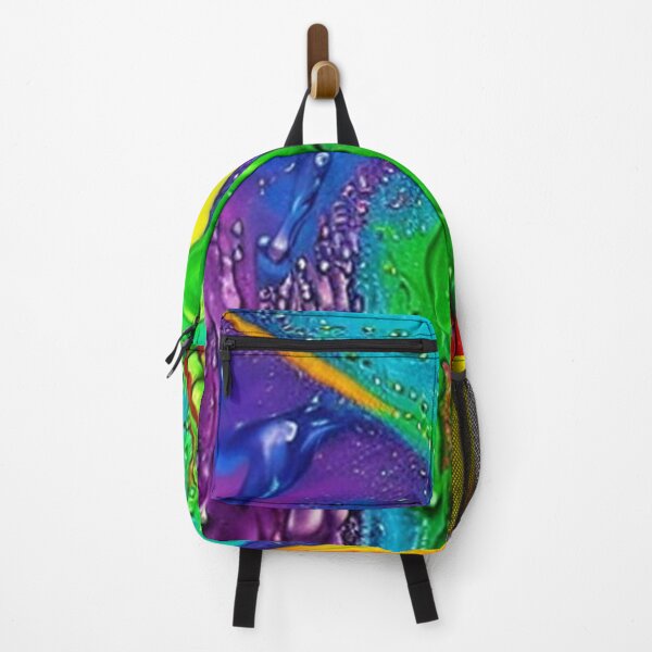 Item preview, Rainbow & Black Fluid Drip Art designed and sold by GingerEccentric.