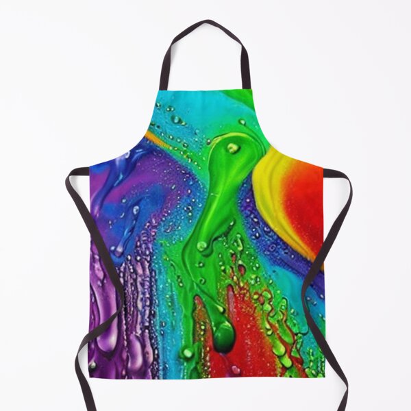Artikelvorschau, Regenbogen- und schwarze Flüssigkeitstropfenkunst entworfen und verkauft von GingerEccentric.