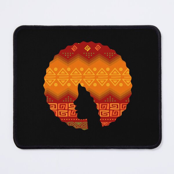 Item preview, Afro Hair Woman with African Pattern, Black History  designed and sold by Logiamerch.