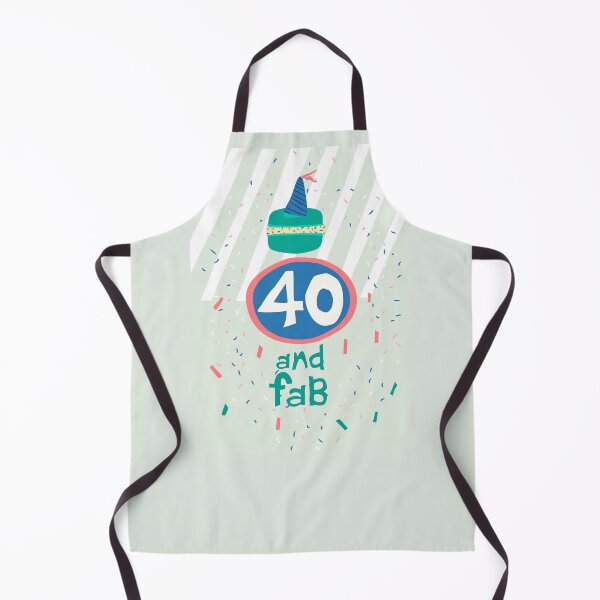 Item preview, Happy 40th birthday and happy macarons | pink blue green designed and sold by Ingrid Poole.