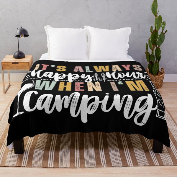 Item preview, It's Always Happy Hour When I'm Camping Camper designed and sold by SunfullyYours.